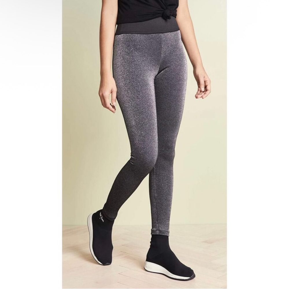 Koral Black Shimmer High-Rise Leggings